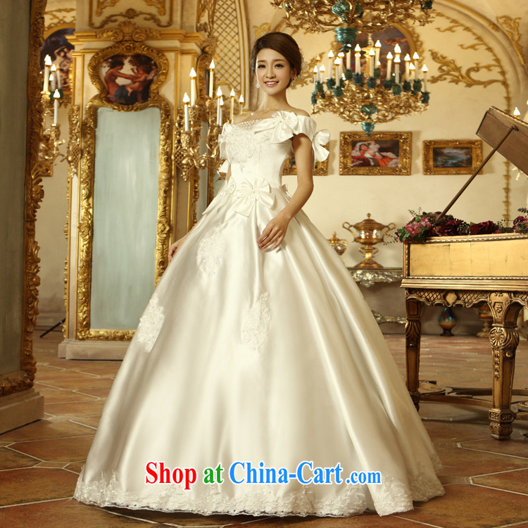 Rain was Yi marriages 2015 new dress stylish Pearl lace bridal double shoulder strap wedding HS 923 white M pictures, price, brand platters! Elections are good character, the national distribution, so why buy now enjoy more preferential! Health