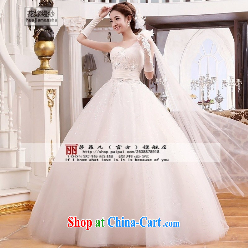 Love so Peng 2014 new Korean single shoulder straps Princess skirt stays marriages wedding dresses 016 New on the customer to size up to do not return, love so Pang, shopping on the Internet
