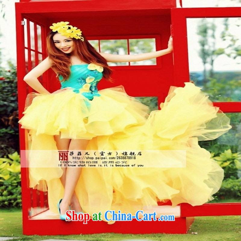 Summer 2014 new special topics for couples wedding dresses photo building a photo wedding couples theme clothing yellow Customer to size the do not return, love so Pang, shopping on the Internet