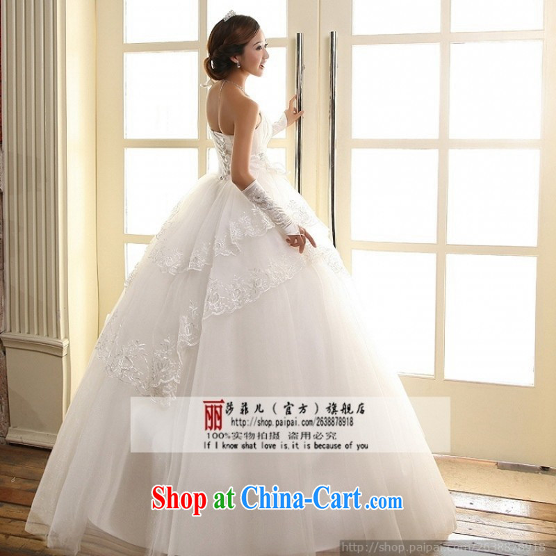 Love so Peng 2014 new wedding Korean-style single shoulder flowers Royal Princess sweet summer stylish wedding dresses customer size will not be refunded, love so Pang, shopping on the Internet