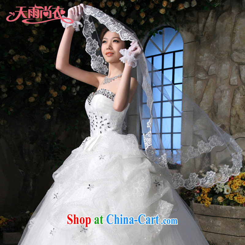 Rain Coat yet MARRIAGE AND LEGAL bridal wedding styling and yarn bridal head yarn lace the lace white head yarn TS 8 pure white 3 M, rain is clothing, and shopping on the Internet