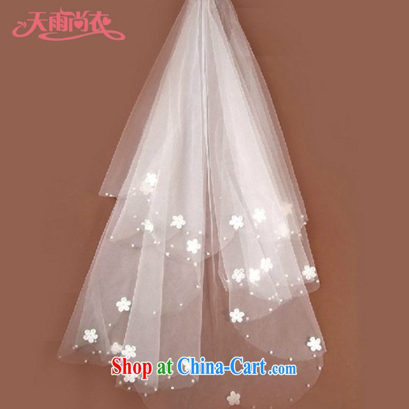 Rain is still Yi marriages wedding accessories shadow floor bridal styling piece decorated with Pearl White head yarn 1.5 M TS 10 m White 1.5 M
