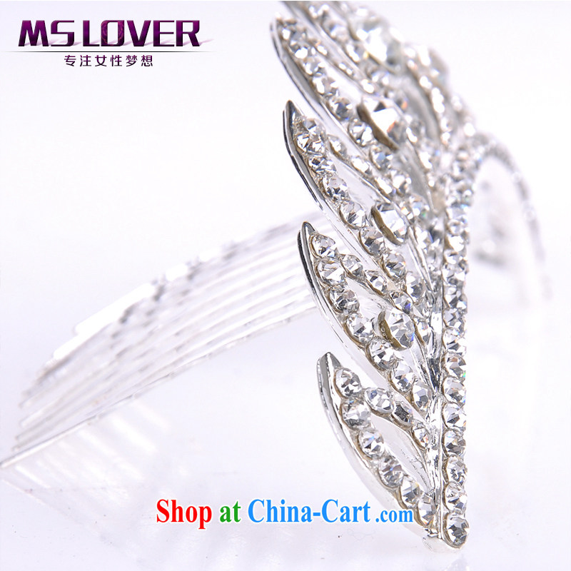 MSlover flower accessories water drilling children's crown and ornaments Korean Princess hair accessories children's performances and the comb small Crown SP 0092 silver, name, Mona Lisa (MSLOVER), shopping on the Internet