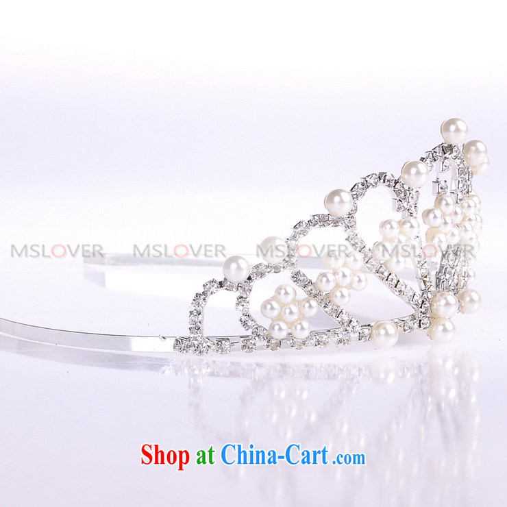 MSlover shining pearl crystal alloy bridal Crown bridal accessories and ornaments hair accessories wedding hair accessories the clamp SP 1077 silver pictures, price, brand platters! Elections are good character, the national distribution, so why buy now enjoy more preferential! Health