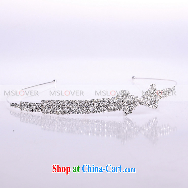 MSlover bowtie crystal alloy bridal Crown bridal accessories and ornaments, decorated Wedding hair accessories the clamp SP 1061 silver pictures, price, brand platters! Elections are good character, the national distribution, so why buy now enjoy more preferential! Health