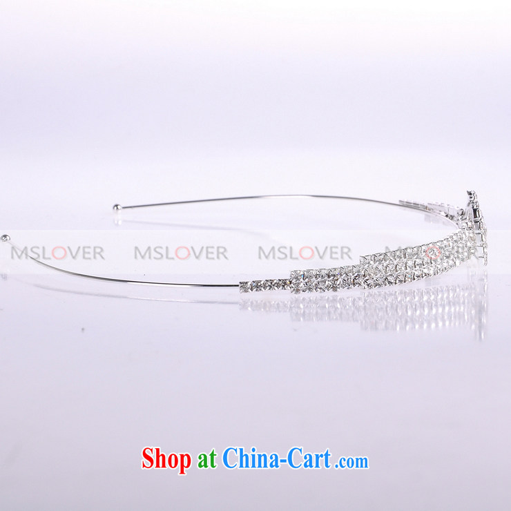 MSlover bowtie crystal alloy bridal Crown bridal accessories and ornaments, decorated Wedding hair accessories the clamp SP 1061 silver pictures, price, brand platters! Elections are good character, the national distribution, so why buy now enjoy more preferential! Health