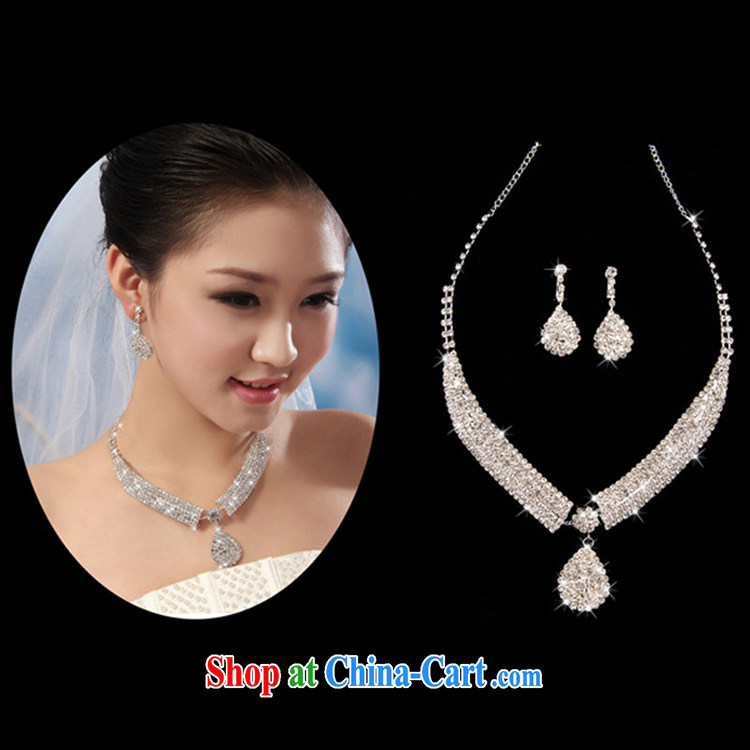 Rain Coat yet beautiful bride wedding wedding ceremony dress, necklaces and jewelry water diamond necklace earrings two-piece XL 018 pictures, price, brand platters! Elections are good character, the national distribution, so why buy now enjoy more preferential! Health