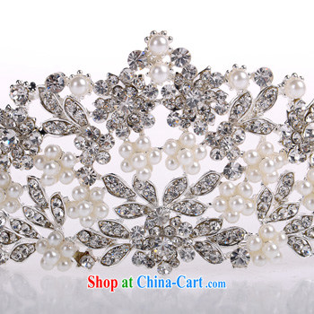 MSlover flowers are thick Pearl crystal alloy bridal Crown bridal accessories and hair accessories wedding hair accessories SP 0138 silver pictures, price, brand platters! Elections are good character, the national distribution, so why buy now enjoy more preferential! Health