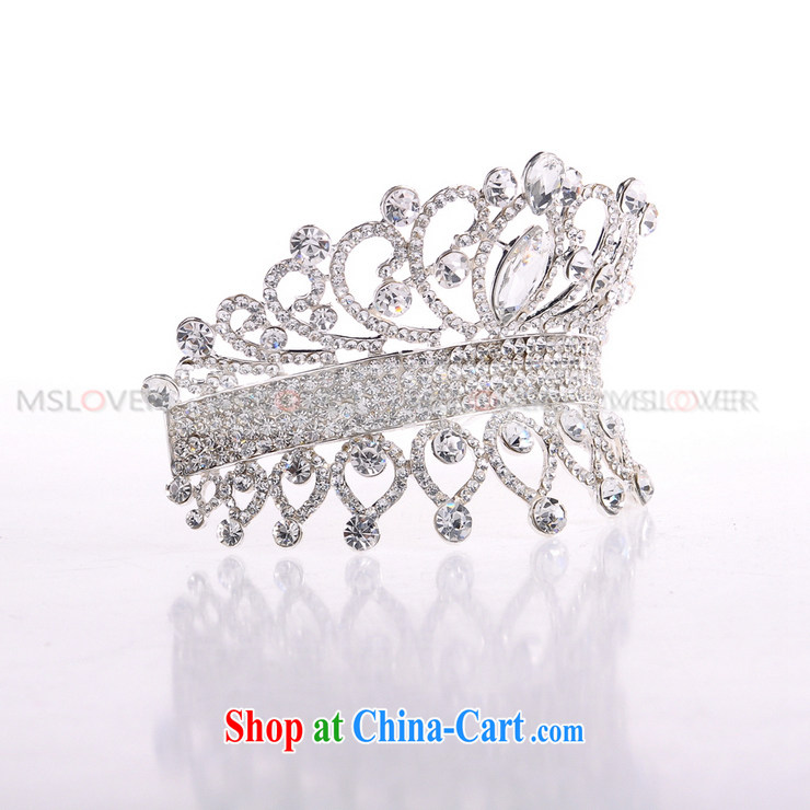 MSlover crystal alloy new granny Crown bridal accessories and ornaments, jewelry wedding hair accessories SP 0139 silver pictures, price, brand platters! Elections are good character, the national distribution, so why buy now enjoy more preferential! Health