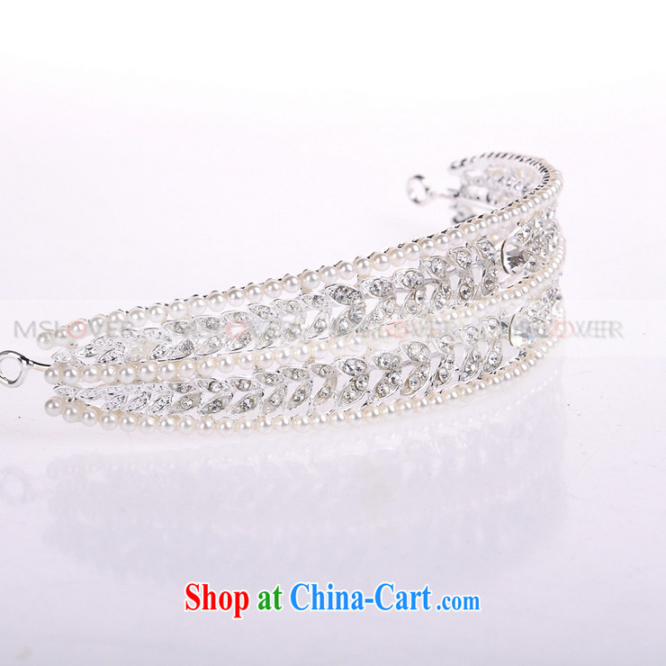MSlover Pearl crystal alloy bridal Crown bridal accessories and hair accessories wedding hair accessories SP 0116 silver pictures, price, brand platters! Elections are good character, the national distribution, so why buy now enjoy more preferential! Health