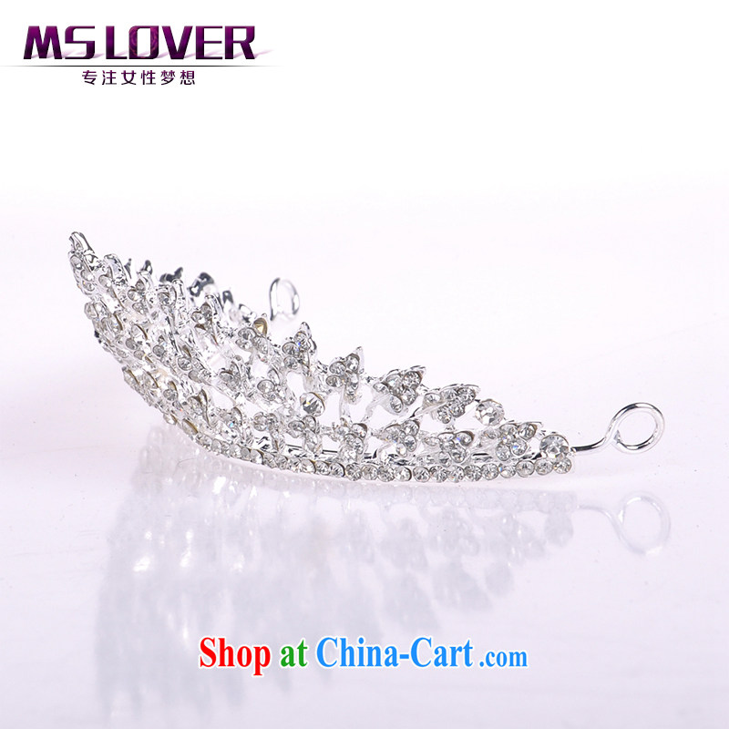 MSlover shining light drill crystal alloy bridal Crown bridal accessories and hair accessories wedding hair accessories SP 0109 silver, name, Mona Lisa (MSLOVER), shopping on the Internet