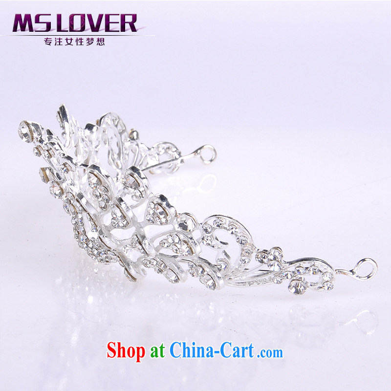 MSlover crystal alloy bridal Crown bridal accessories and hair accessories wedding hair accessories SP 0105 silver, name, Mona Lisa (MSLOVER), shopping on the Internet