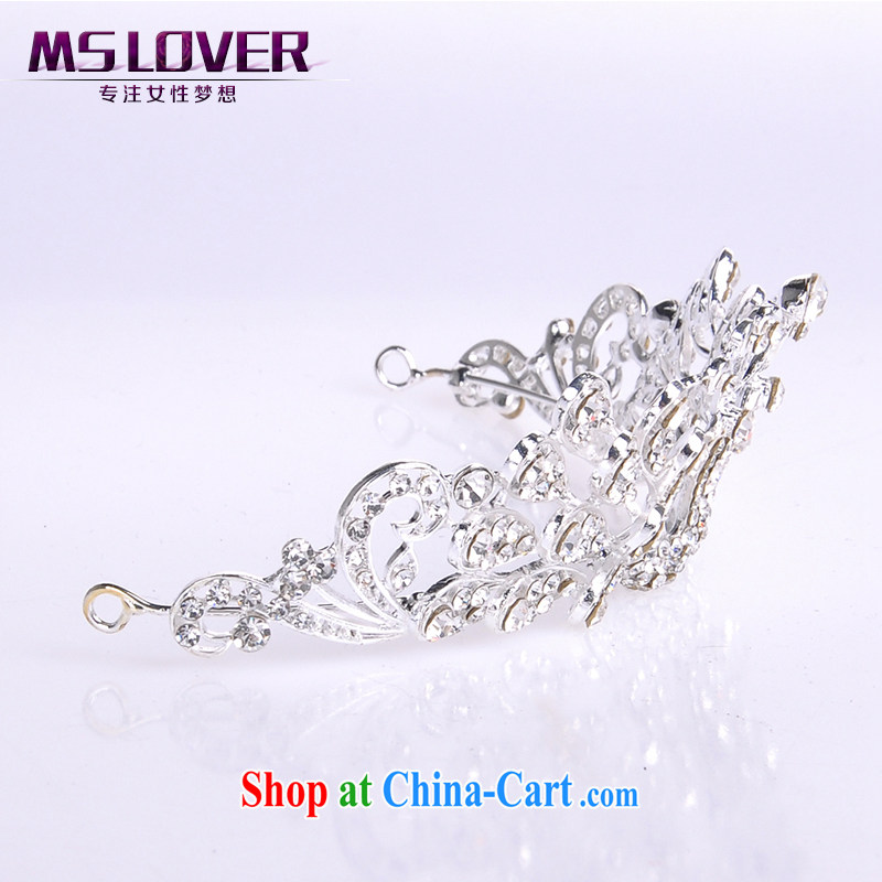 MSlover crystal alloy bridal Crown bridal accessories and hair accessories wedding hair accessories SP 0105 silver, name, Mona Lisa (MSLOVER), shopping on the Internet