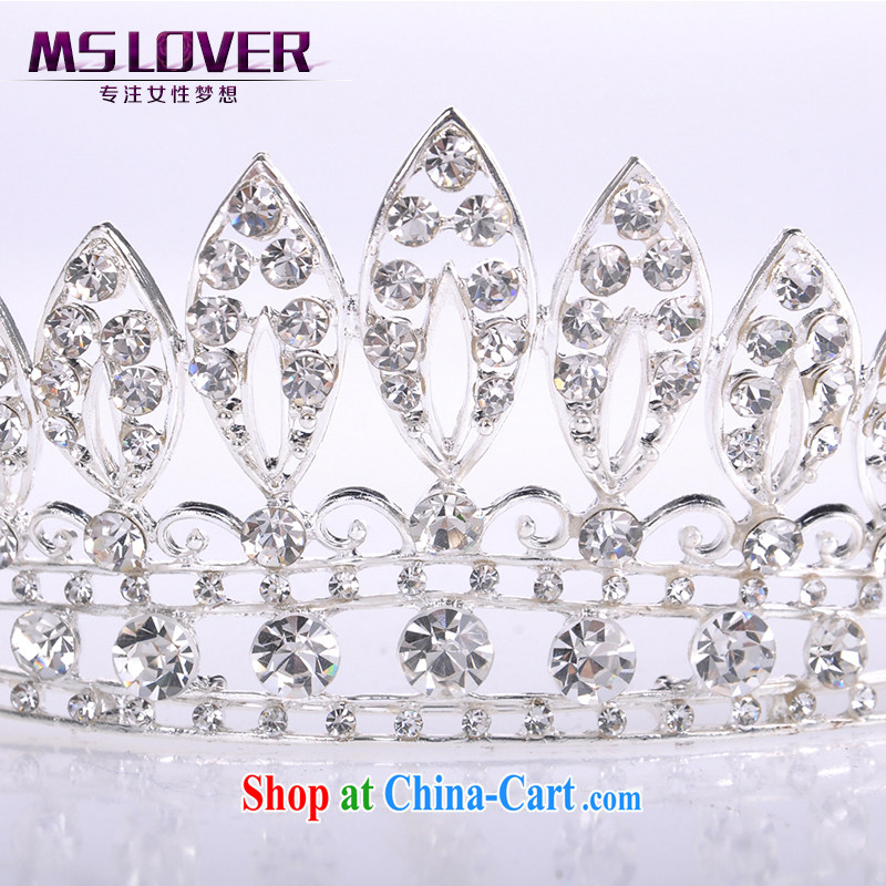 MSlover crystal alloy bridal Crown bridal accessories and hair accessories wedding hair accessories SP 0106 silver, name, Mona Lisa (MSLOVER), shopping on the Internet