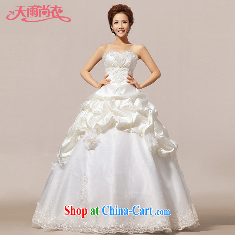 Rain is still Yi marriages 2015 new manual drilling upscale with Princess tie wedding HS 842 white XXL