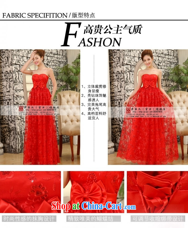 2015 new Korean pregnant women high-waist wedding dress tied with a red wedding bridal toast serving long evening dress customer size made no final pictures, price, brand platters! Elections are good character, the national distribution, so why buy now enjoy more preferential! Health