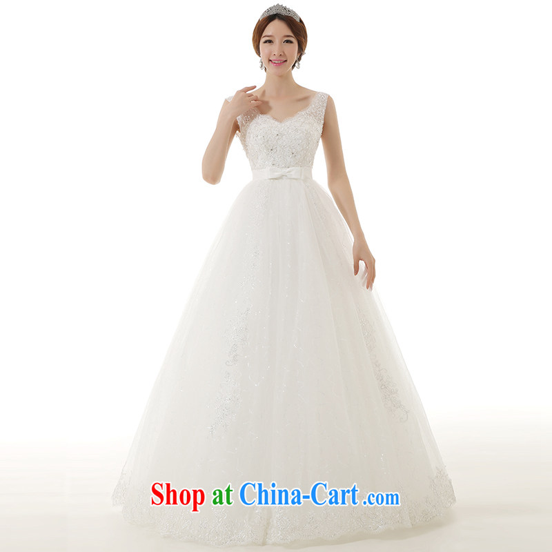 Kit-man 2015 new Korean version high-waist pregnant women bridal drag and drop tail wedding a Field shoulder lace large code tie-bride wedding dresses white with, tailor-made