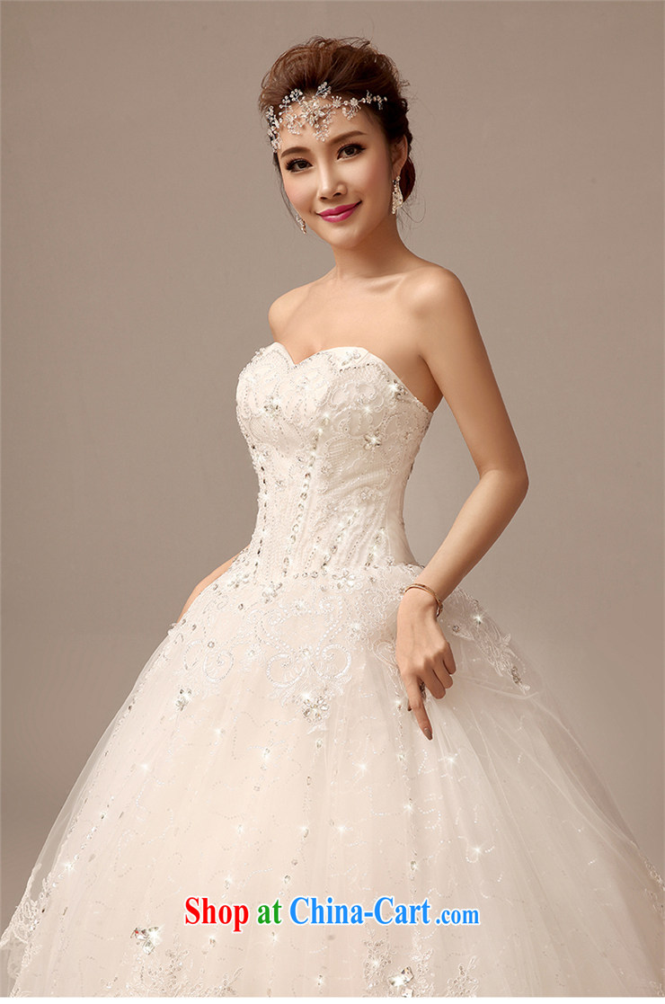2015 spring and summer new wiped his chest Princess wedding dresses and stylish tie-cultivating graphics thin graphics high-bride wedding dresses white XL pictures, price, brand platters! Elections are good character, the national distribution, so why buy now enjoy more preferential! Health