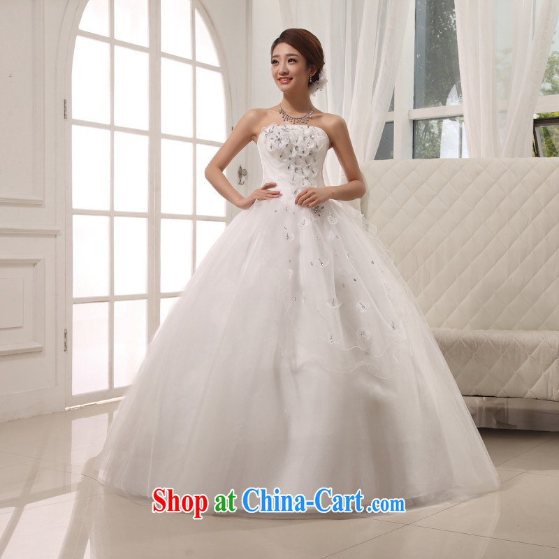 According to the 2015 Uganda new summer married Korean version in Europe and wiped his chest to tie, bridal wedding dresses white M, Yong Yan close to, and shopping on the Internet