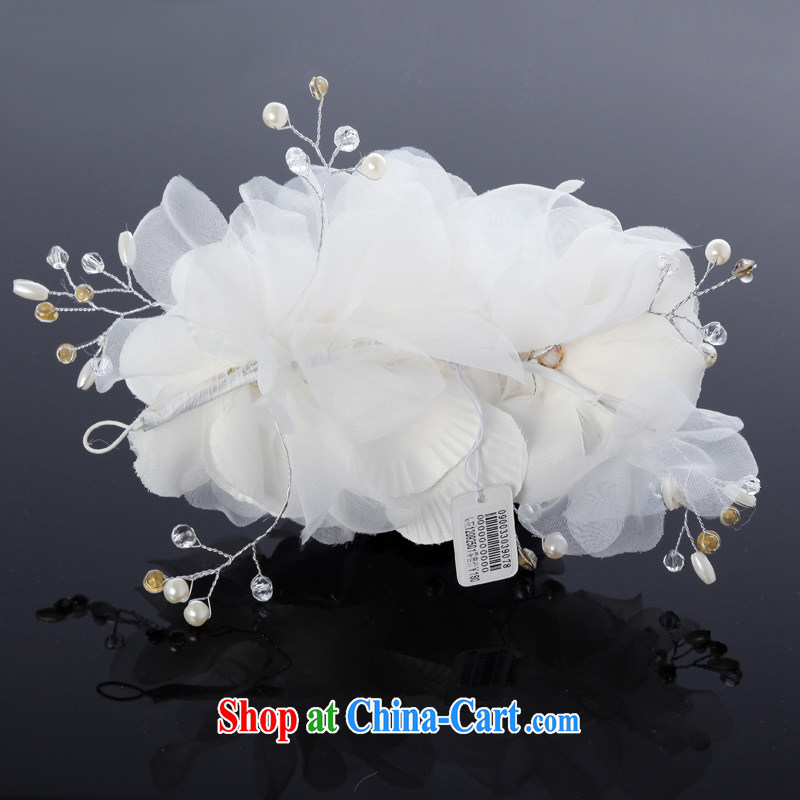 MSLover snow night fragrant Lotus bridal wedding accessories and ornaments, jewelry bridal and flower ornaments TH 130,701 white, name, Elizabeth (MSLOVER), shopping on the Internet