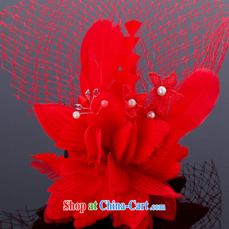MSLover red feather Web yarn bridal wedding accessories and ornaments, jewelry bridal and flower ornaments TH 130,739 red pictures, price, brand platters! Elections are good character, the national distribution, so why buy now enjoy more preferential! Health