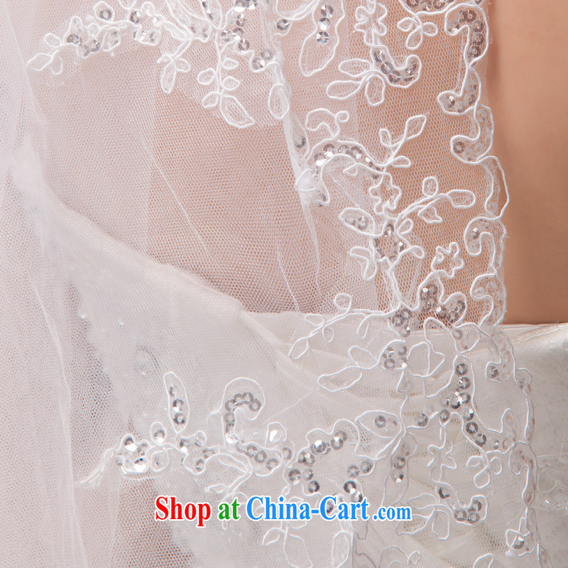 MSLover, lace 3M single layer wedding dresses accessories marriages and long yarn tail and legal TS 131,115 m White, name, Elizabeth (MSLOVER), and shopping on the Internet