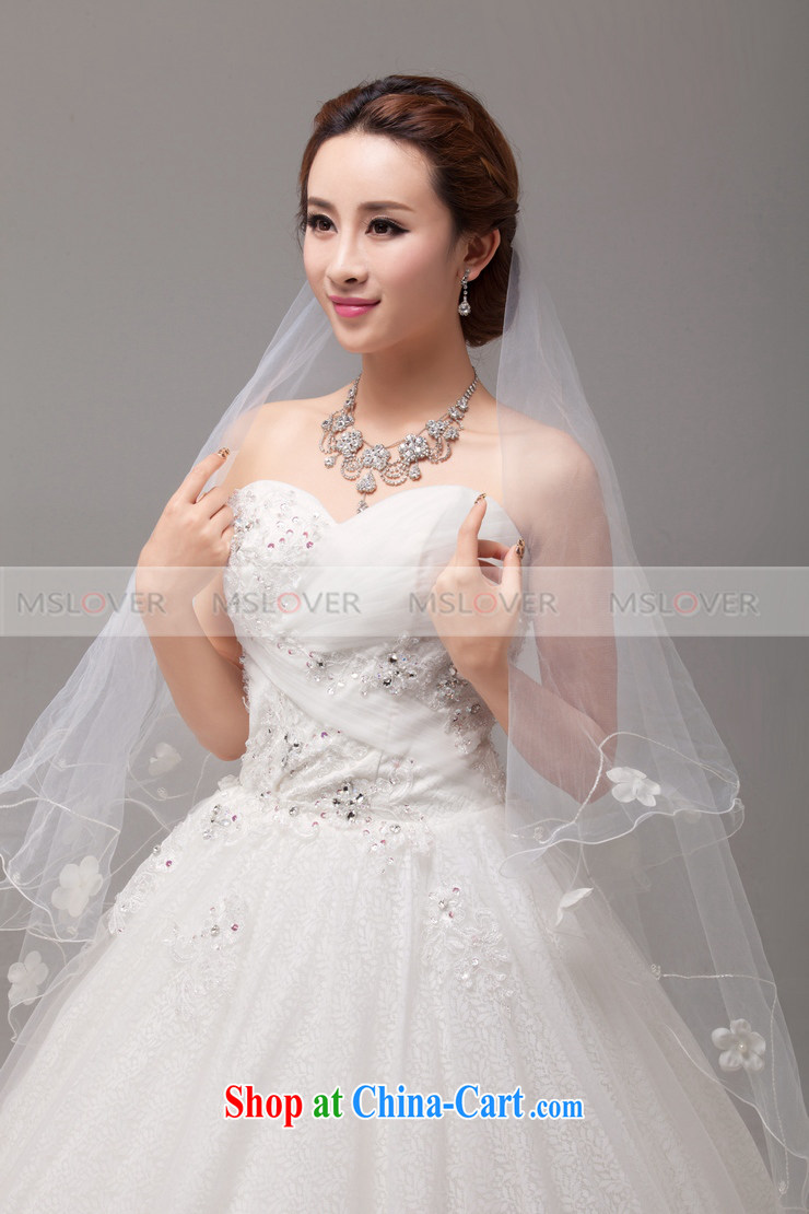 Flowers MSLover volume edge 2.5 M single layer wedding dresses accessories marriages and long yarn tail and legal TS 131,109 white pictures, price, brand platters! Elections are good character, the national distribution, so why buy now enjoy more preferential! Health