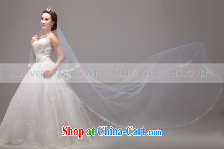 MSLover lace lace 3M single layer wedding dresses accessories marriages and long yarn tail and legal TS 131,105 white pictures, price, brand platters! Elections are good character, the national distribution, so why buy now enjoy more preferential! Health