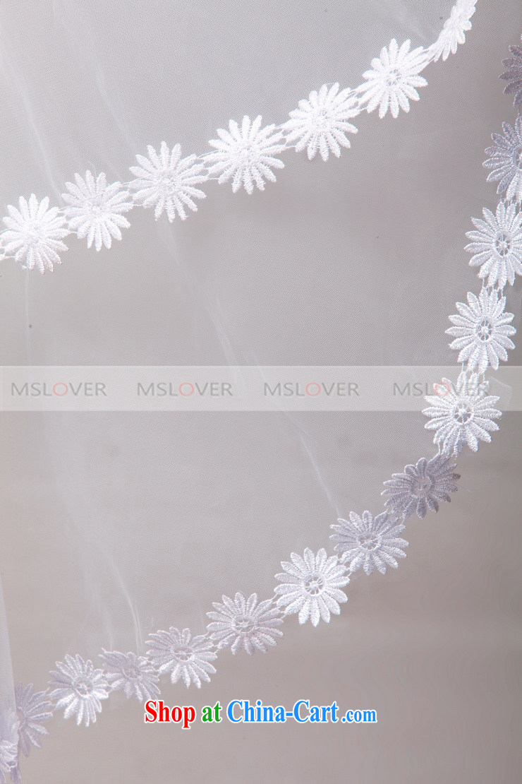 MSLover water-soluble lace single layer 1.5 M wedding dresses accessories marriages and yarn plain white TS 131,104 white pictures, price, brand platters! Elections are good character, the national distribution, so why buy now enjoy more preferential! Health