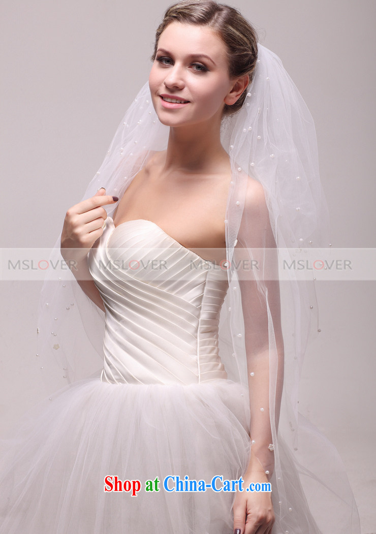 MSLover elegant double row Pearl 1.5M 4-Layer wedding dresses accessories bridal wedding head-dress, ornaments and yarn TS 121,143 white pictures, price, brand platters! Elections are good character, the national distribution, so why buy now enjoy more preferential! Health