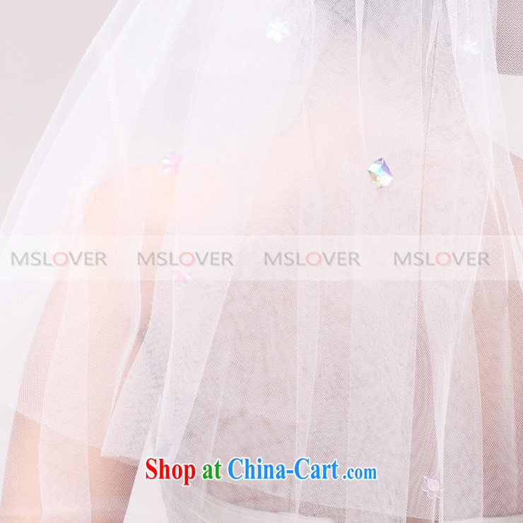 MSLover stylish Color drill 1.5 M layer 2 wedding dresses accessories bridal wedding head-dress, ornaments and yarn TS 121,142 white pictures, price, brand platters! Elections are good character, the national distribution, so why buy now enjoy more preferential! Health