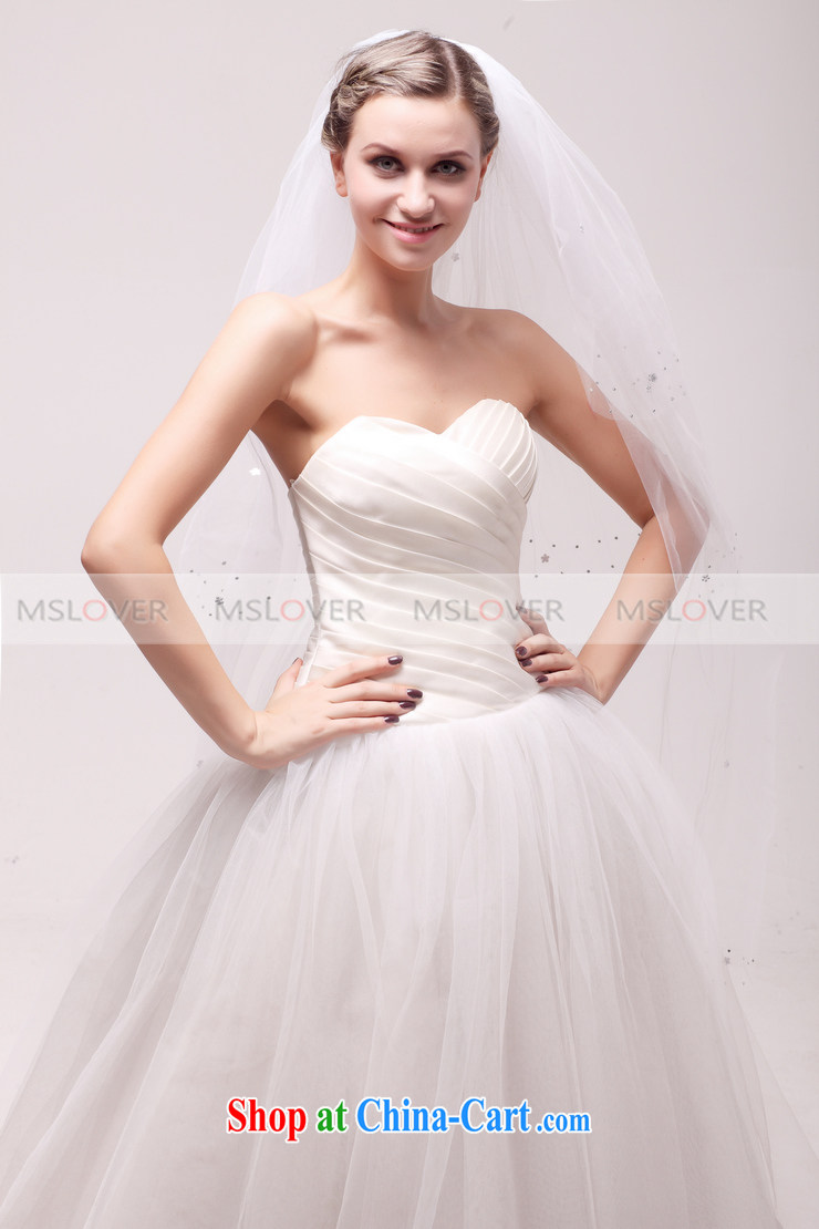MSLover elegant parquet drill 1.5 M layer 3 wedding dresses accessories bridal wedding head-dress, ornaments and yarn TS 121,133 white pictures, price, brand platters! Elections are good character, the national distribution, so why buy now enjoy more preferential! Health