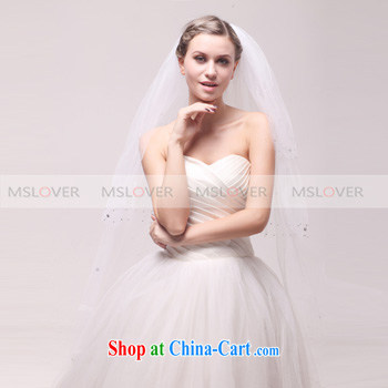 MSLover elegant parquet drill 1.5 M layer 3 wedding dresses accessories bridal wedding head-dress, ornaments and yarn TS 121,133 white pictures, price, brand platters! Elections are good character, the national distribution, so why buy now enjoy more preferential! Health
