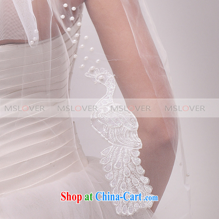 MSLover 1M double wedding dresses accessories bridal wedding head-dress, ornaments and yarn TS 121,129 M white pictures, price, brand platters! Elections are good character, the national distribution, so why buy now enjoy more preferential! Health