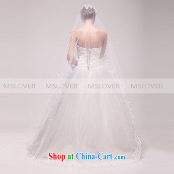 MSLover, lace lace 2M single-layer wedding dresses accessories bridal wedding head-dress, trim long head yarn TS 121,122 white pictures, price, brand platters! Elections are good character, the national distribution, so why buy now enjoy more preferential! Health