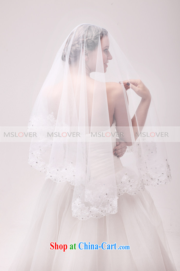 MSLover 1.5 M single layer wedding dresses accessories bridal wedding head-dress, trim long head yarn TS 121,105 white pictures, price, brand platters! Elections are good character, the national distribution, so why buy now enjoy more preferential! Health