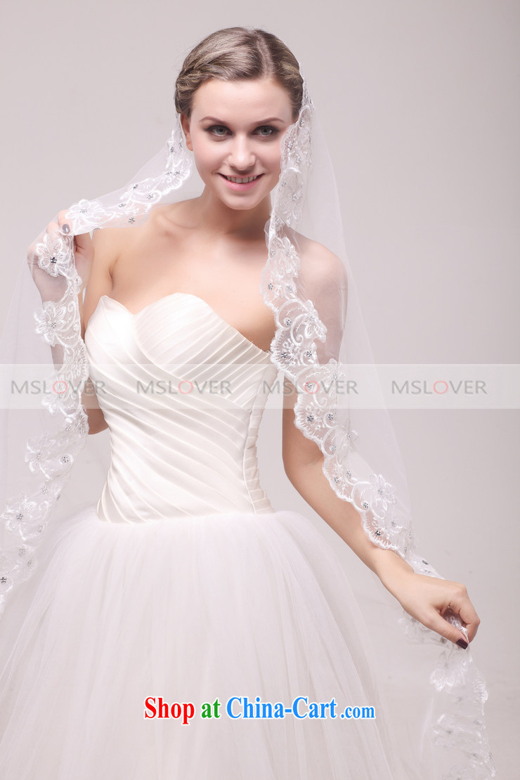MSLover lace side panels drill 2.5-meter single layer wedding dresses accessories bridal wedding head-dress, trim long head yarn TS 121,103 white pictures, price, brand platters! Elections are good character, the national distribution, so why buy now enjoy more preferential! Health