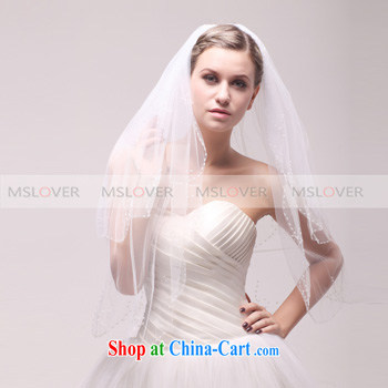 Staples MSLover Pearl wavy edge 0.8 M double wedding dresses accessories bridal wedding head-dress, ornaments and yarn TS 120,343 white pictures, price, brand platters! Elections are good character, the national distribution, so why buy now enjoy more preferential! Health