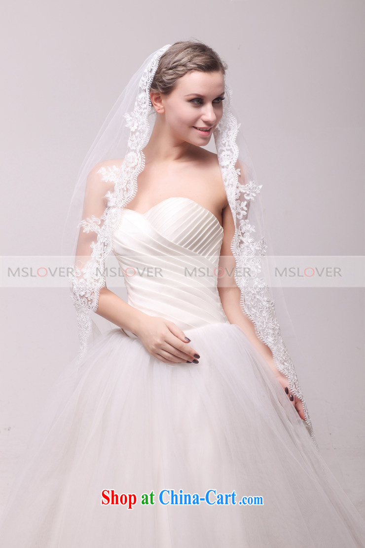 MSLover high-end yarn and 5 meters in length single layer wedding dresses accessories bridal wedding head-dress, ornaments and yarn TS 120,346 white pictures, price, brand platters! Elections are good character, the national distribution, so why buy now enjoy more preferential! Health