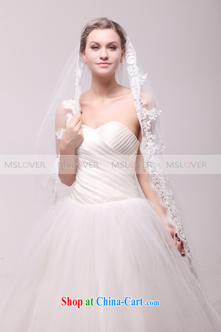 MSLover high-end yarn and 5 meters in length single layer wedding dresses accessories bridal wedding head-dress, ornaments and yarn TS 120,346 white pictures, price, brand platters! Elections are good character, the national distribution, so why buy now enjoy more preferential! Health