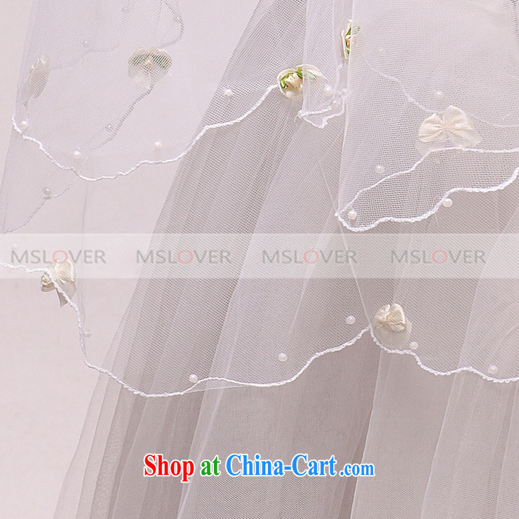 MSLover minimalist flower 1.5 M single layer wedding dresses accessories bridal wedding head-dress, ornaments and yarn TS 120,340 white pictures, price, brand platters! Elections are good character, the national distribution, so why buy now enjoy more preferential! Health