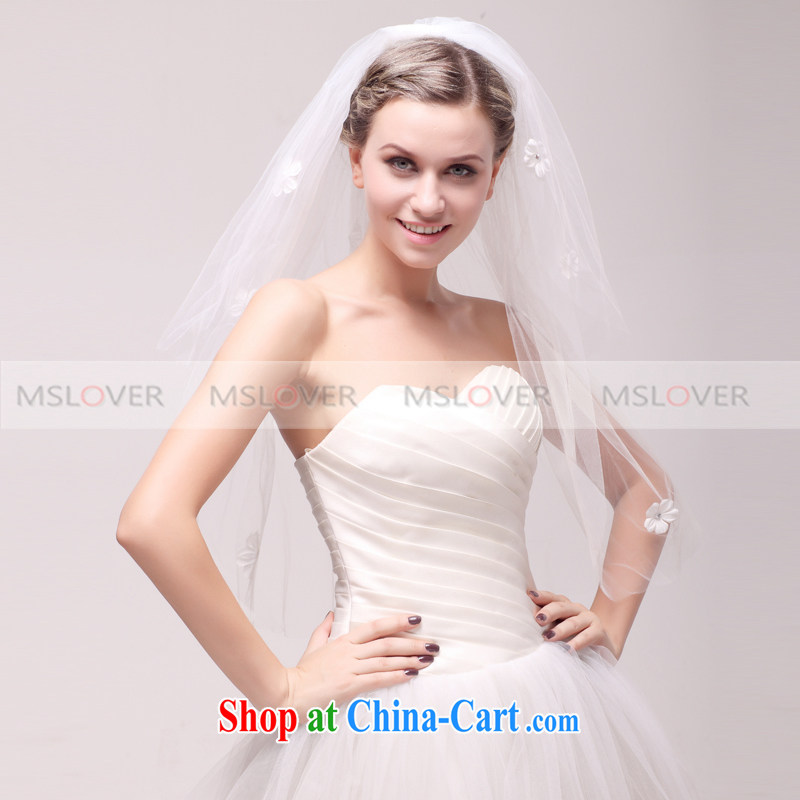 MSLover flowers Optical Edge 0.8 M layer 2 wedding dresses accessories marriages and ornaments, ornaments and yarn TS 120,336 m White, name, Mona Lisa (MSLOVER), online shopping