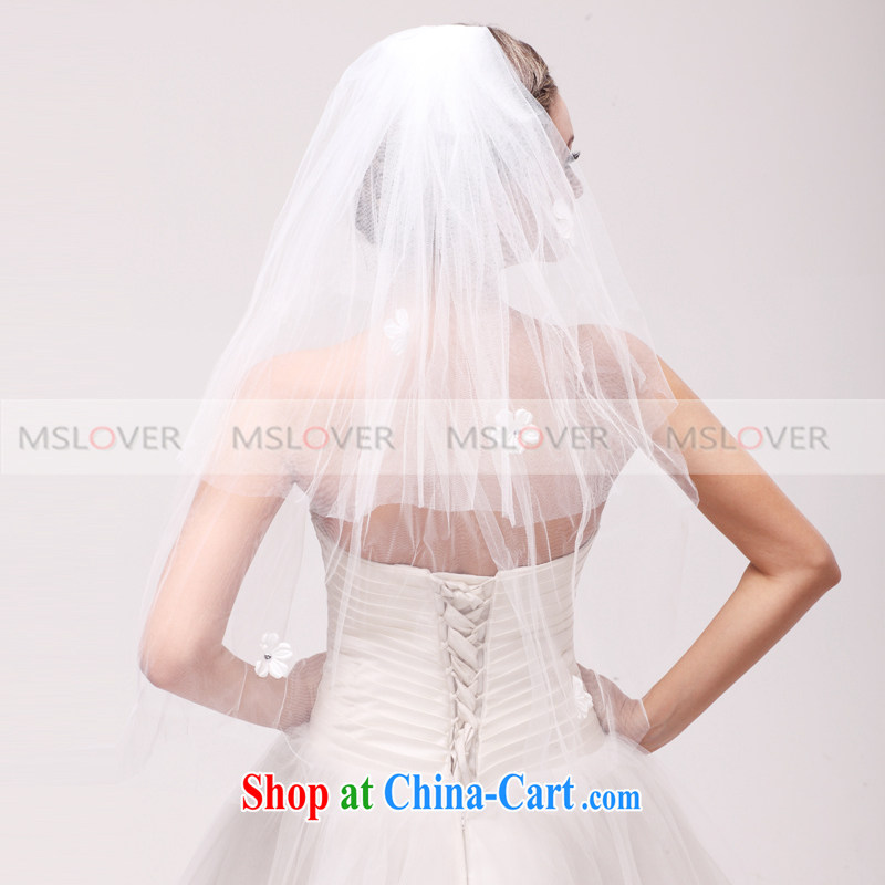 MSLover flowers Optical Edge 0.8 M layer 2 wedding dresses accessories marriages and ornaments, ornaments and yarn TS 120,336 m White, name, Mona Lisa (MSLOVER), online shopping