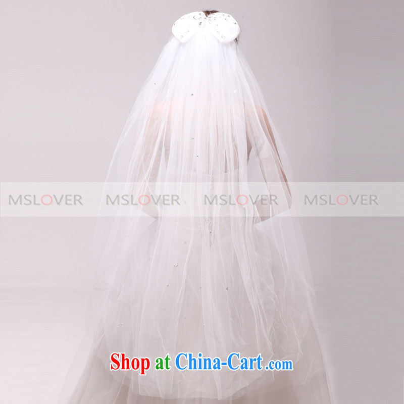MSLover lovely wooden drill 1.2 M layer 3 wedding dresses accessories marriages and trim the trim long head yarn TS 120,327 m White, name, Mona Lisa (MSLOVER), online shopping