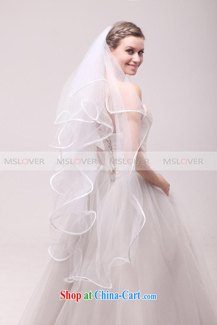 MSLover edge curl 1.5 M 4-Layer wedding dresses accessories marriages and trim the trim long head yarn TS 120,324 M white pictures, price, brand platters! Elections are good character, the national distribution, so why buy now enjoy more preferential! Health