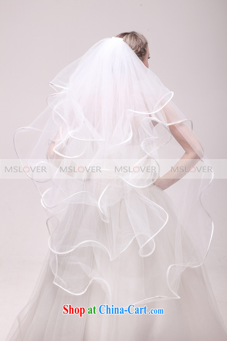 MSLover edge curl 1.5 M 4-Layer wedding dresses accessories marriages and trim the trim long head yarn TS 120,324 M white pictures, price, brand platters! Elections are good character, the national distribution, so why buy now enjoy more preferential! Health