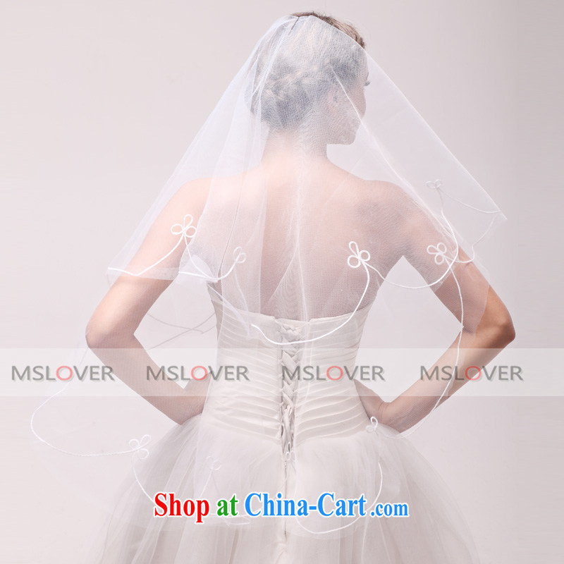 MSLover clover single layer 1.5 M wedding dresses accessories marriages and yarn TS 120,302 m White, name, Mona Lisa (MSLOVER), shopping on the Internet