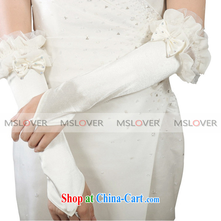 MSLover hot drill butterfly netting yarn edge Satin 5 refer to long, bridal wedding gloves wedding accessories 1210 ST white pictures, price, brand platters! Elections are good character, the national distribution, so why buy now enjoy more preferential! Health