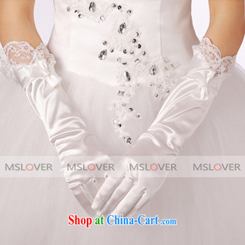 MSLover lace lace Bow Tie Satin 5 refer to long, bridal banquet show gloves wedding gloves ST 1221 white pictures, price, brand platters! Elections are good character, the national distribution, so why buy now enjoy more preferential! Health