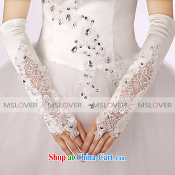 MSLover lace flowers framed by drilling a long Dinner Show bridal wedding gloves wedding gloves ST 1306 white pictures, price, brand platters! Elections are good character, the national distribution, so why buy now enjoy more preferential! Health